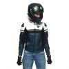 Dainese RAPIDA dámská sportovní kožená bunda modrá/bílá vel.38